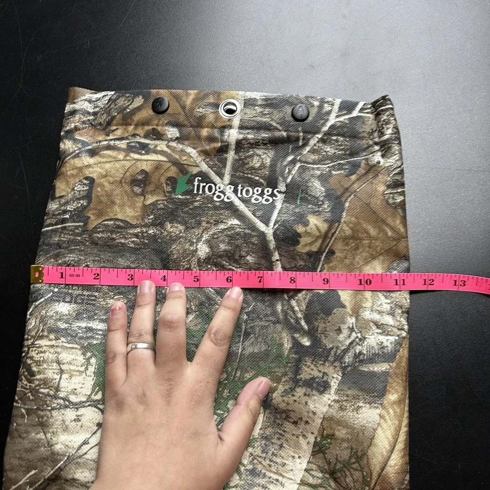 Frogg Toggs Camo Utility Pouch Realtree Brown Hunting Gear Bag One Size Snap